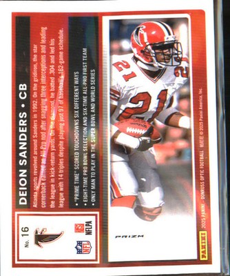 2025 Donruss Optic Stars #16 Deion Sanders