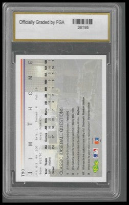 1992 Classic #T90 Jim Thome FGA GEM/MT 10