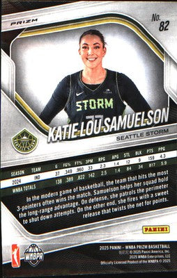 2025 Panini Prizm WNBA Ice Prizm #82 Katie Lou Samuelson