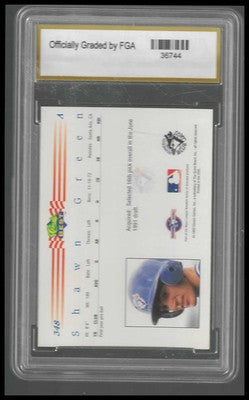 1992 Classic Best #348 Shawn Green Dunedin Blue Jays FGA GEM/MT 10