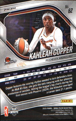 2025 Panini Prizm WNBA Ice Prizm #62 Kahleah Copper