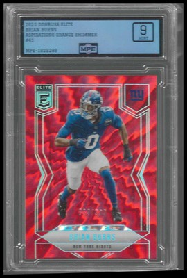 2025 Donruss Elite Aspirations Shimmer #41 Brian Burns MPE 9