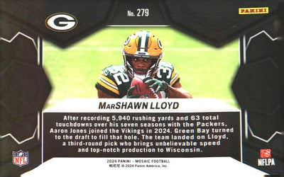 2024 Panini Mosaic #279 MarShawn Lloyd