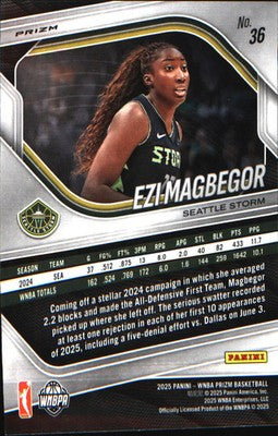 2025 Panini Prizm WNBA Ice Prizm #36 Ezi Magbegor