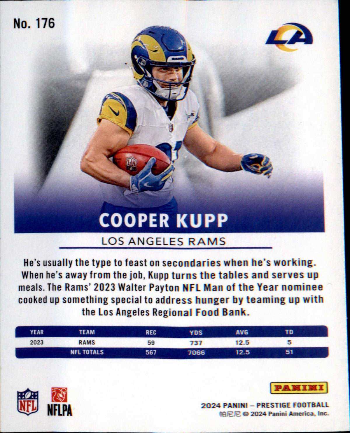2024 Panini Prestige #176 Cooper Kupp - Veteran Sports Cards FL