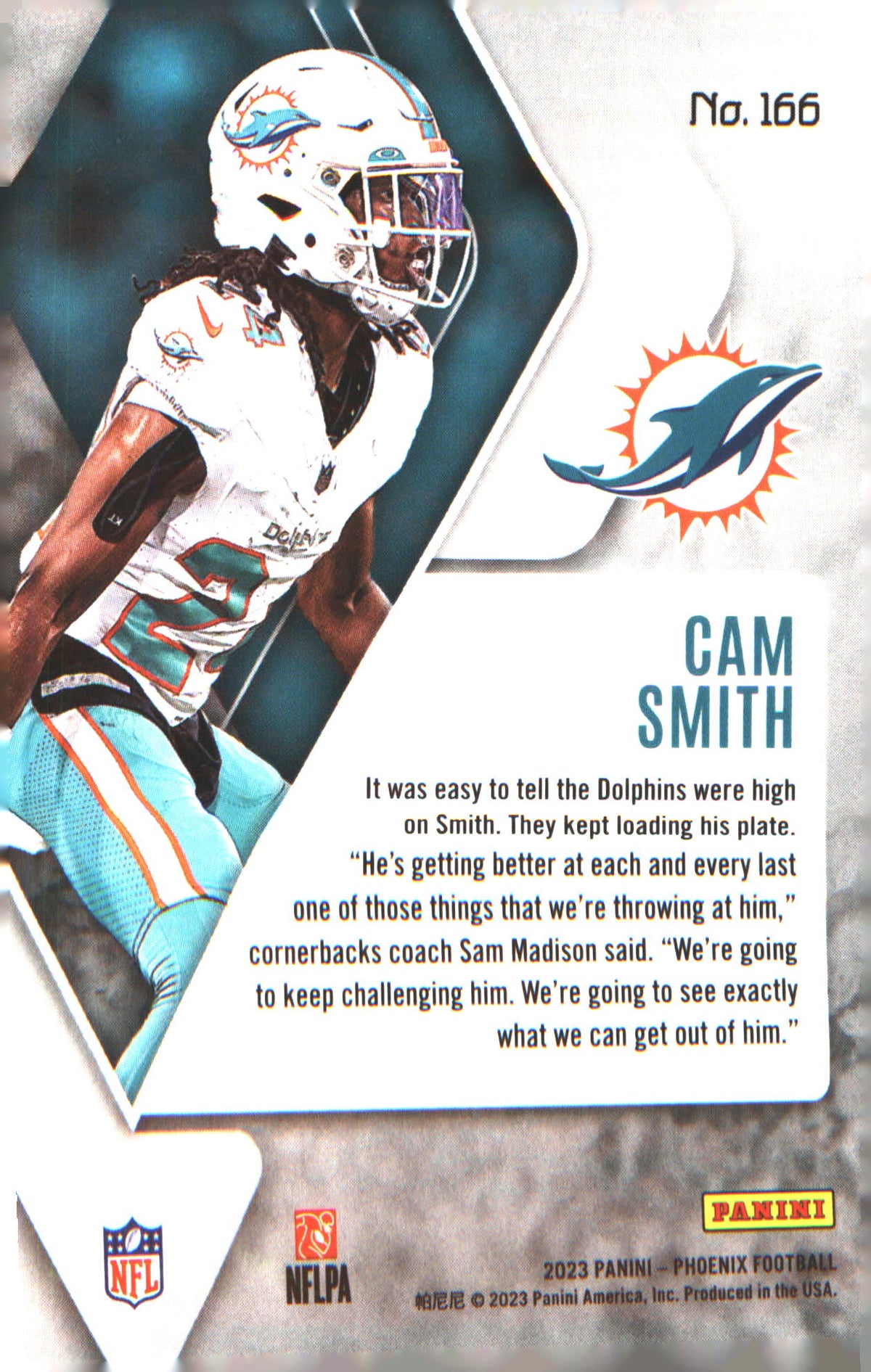 2023 Panini Phoenix #166 Cam Smith Rookie RC - Veteran Sports Cards FL