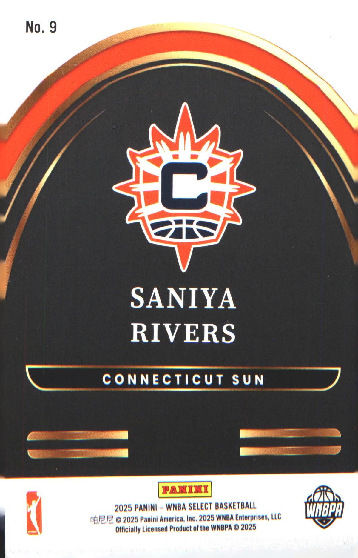 2025 Panini Select WNBA Select Future #9 Saniya Rivers - Veteran Sports Cards FL