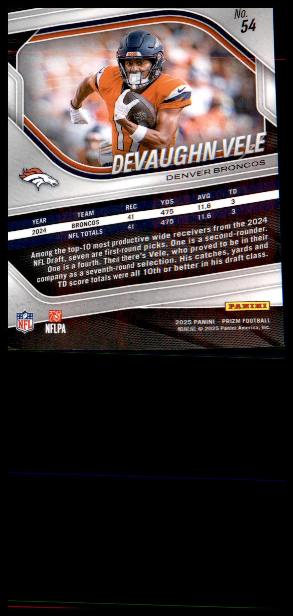 2024 Panini Select #150 Devaughn Vele Rookie Rookie