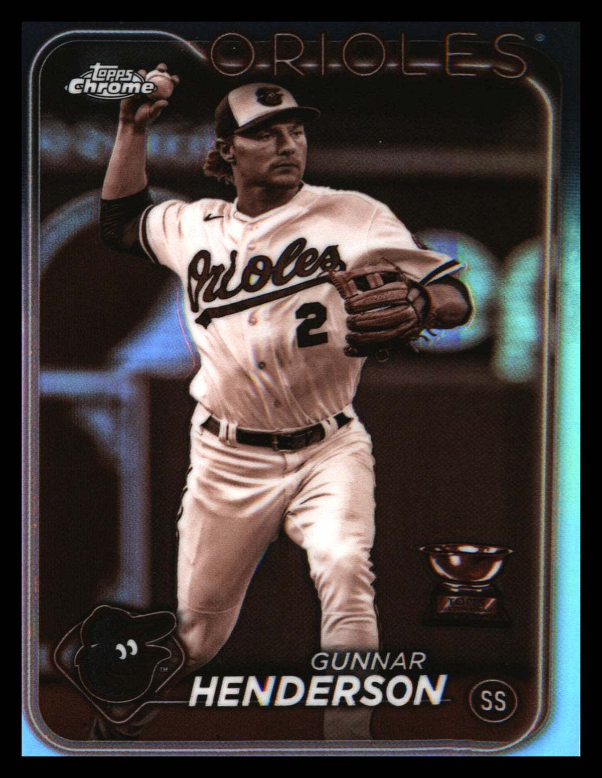 2024 Topps Chrome Sepia Refractors #36 Gunnar Henderson - Veteran Sports Cards FL