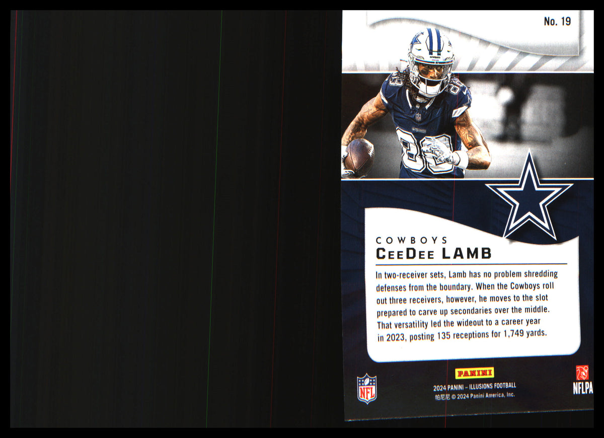 Football 2024 Panini Illusions #19 CeeDee Lamb