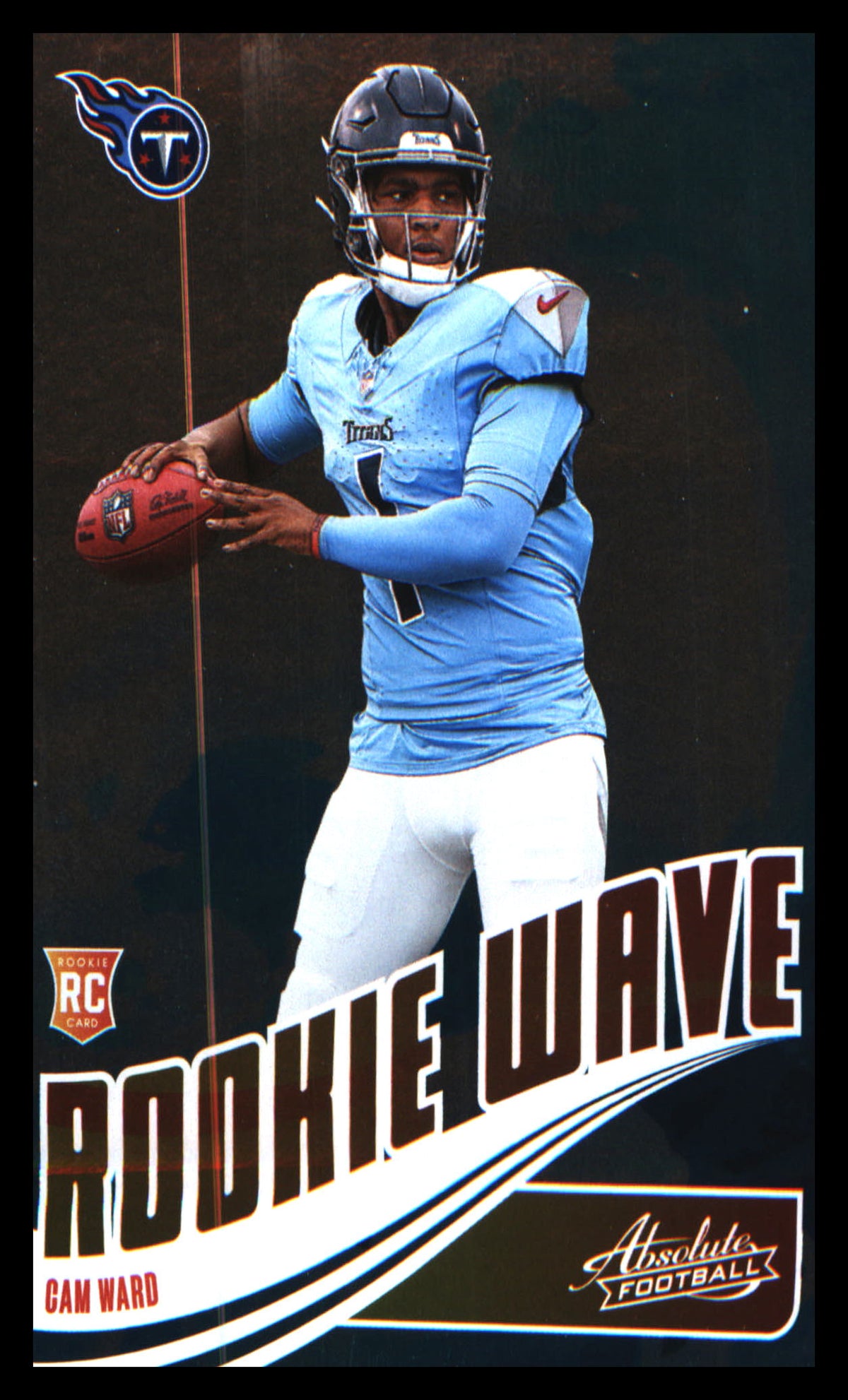 Football 2025 Panini Absolute Rookie Wave #RW-CWD Cam Ward