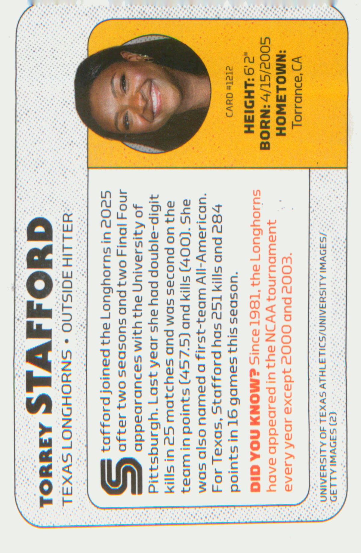 Other Sports 2025 Sports Illustrated for Kids #1212 Torrey Stafford