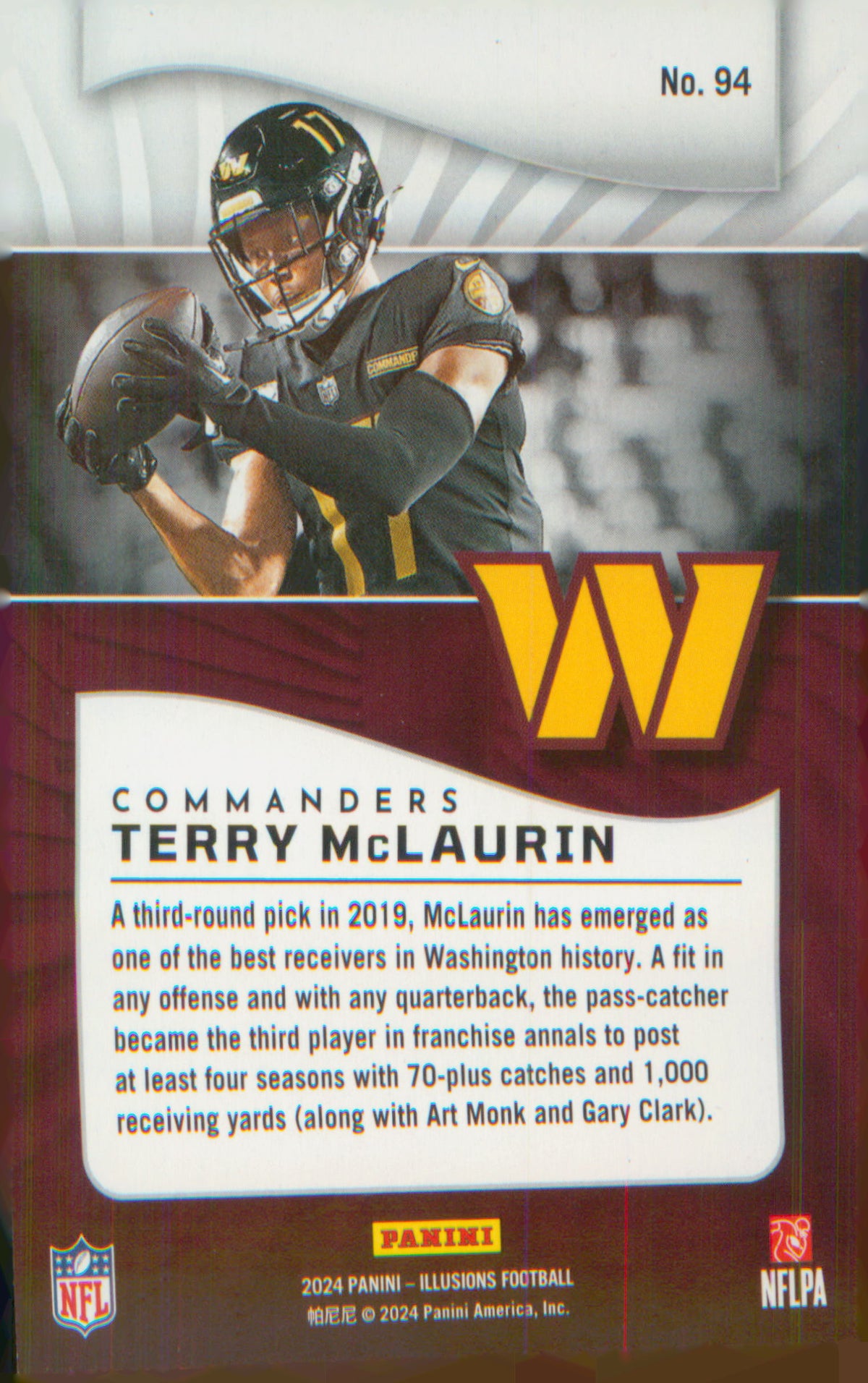 2024 Panini Illusions #94 Terry McLaurin