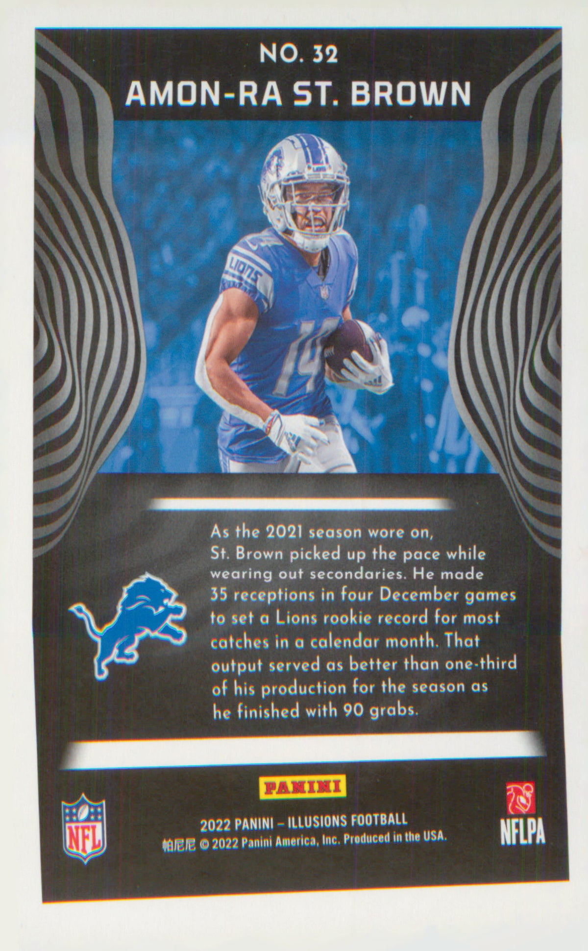 2022 Panini Illusions Retail #32 Amon-Ra St. Brown