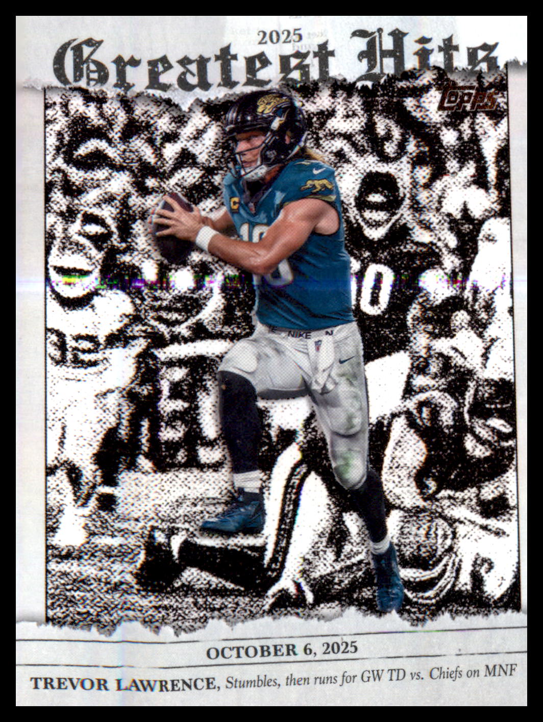 2026 Topps Flagship 2025 Greatest Hits #25GH-TL Trevor Lawrence