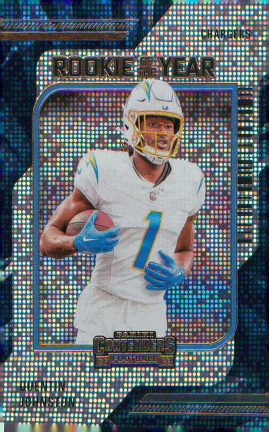2023 Panini Contenders Rookie of the Year Contenders #16 Quentin Johnston