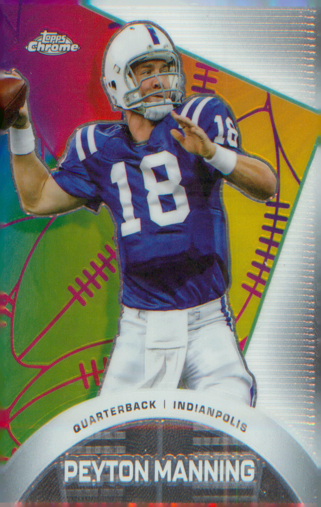 Football 2023 Topps Composite Chrome All-Etch Refractor #CAE-7 Peyton Manning
