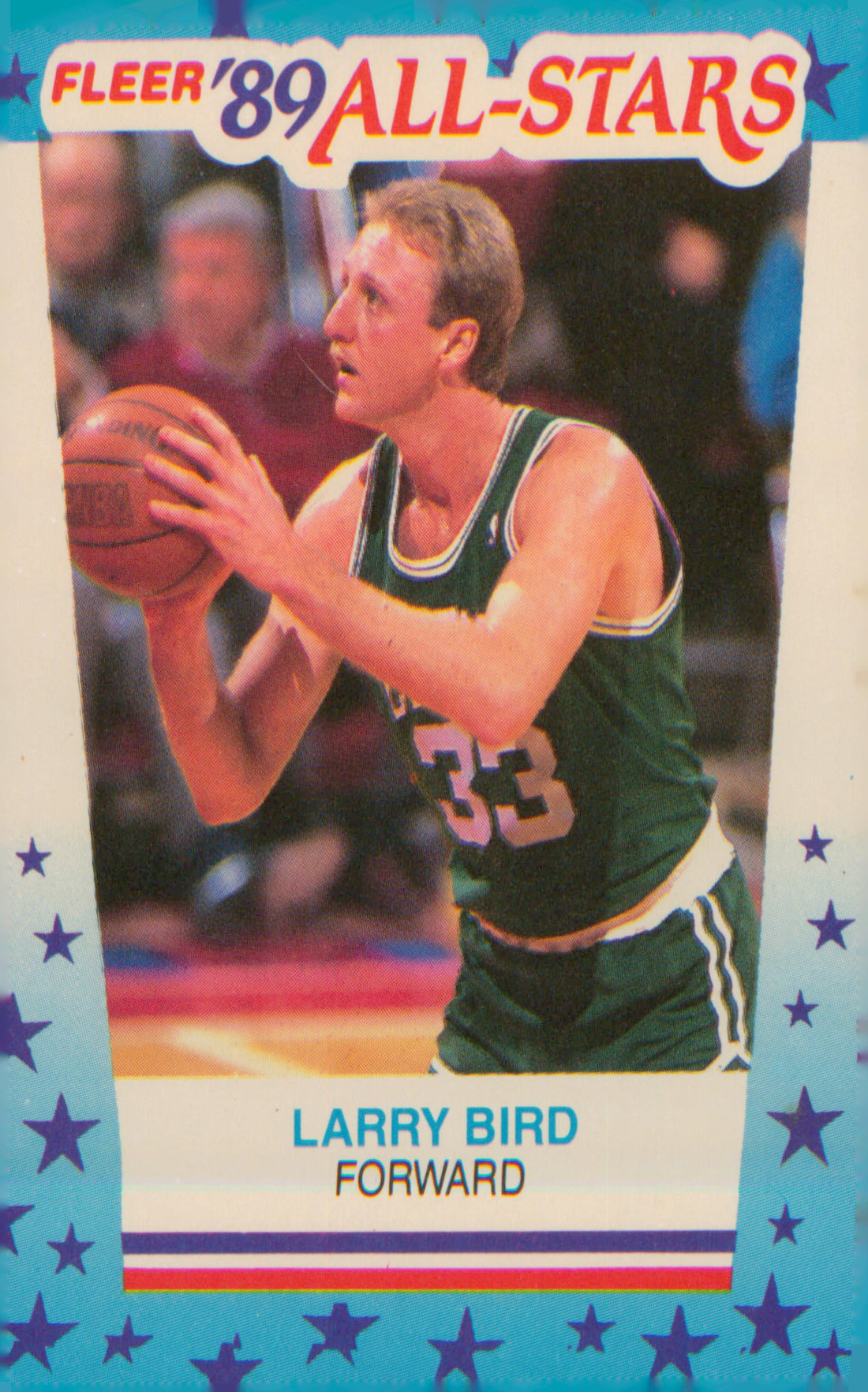 1989-90 Fleer Stickers #10 Larry Bird