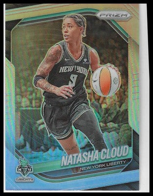 2025 Panini Prizm WNBA Silver Prizms #56 Natasha Cloud