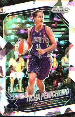 2025 Panini Prizm WNBA Ice Prizm #65 Ticha Penicheiro