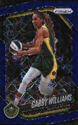 2025 Panini Prizm WNBA Blue Velocity Prizms #77 Gabby Williams