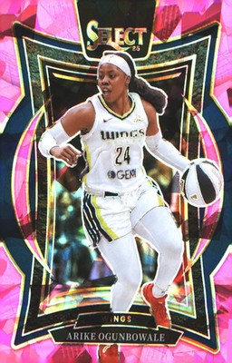 2025 Panini WNBA Select Pink Ice Prizm #4 Arike Ogunbowale
