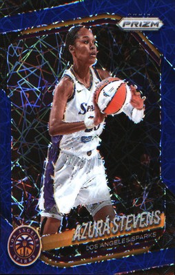 2025 Panini Prizm WNBA Blue Velocity Prizms #64 Azura Stevens
