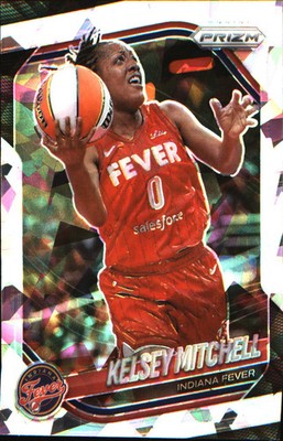 2025 Panini Prizm WNBA Ice Prizm #35 Kelsey Mitchell