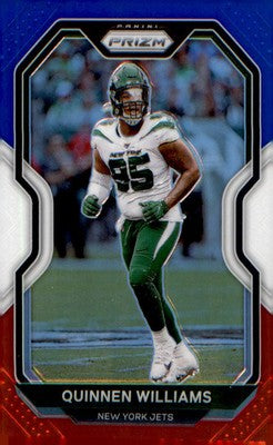 2020 Panini Prizm Prizm Red White and Blue #32 Quinnen Williams