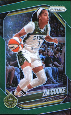 2025 Panini Prizm WNBA Green Prizms #110 Zia Cooke