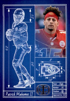 2025 Panini Mahomes Icon Collection Touchdown Architect #TA1 Patrick Mahomes II