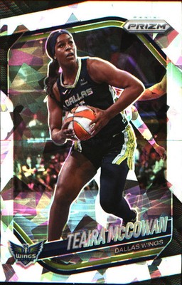 2025 Panini Prizm WNBA Ice Prizm #48 Teaira McCowan