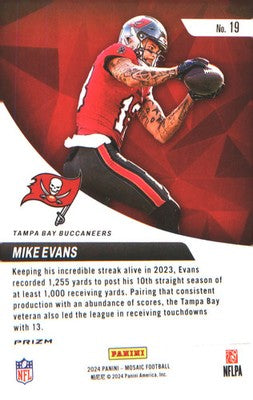 2024 Panini Mosaic Elevate Mosaic #19 Mike Evans