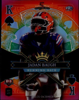 2026 Wild Card 5 Card Draw - #SDJS-DWJBNB2B Dallas Wilson / Jadan Baugh SN #1/1