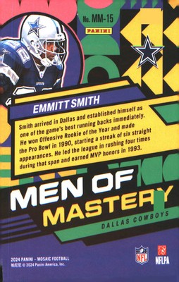 2024 Panini Mosaic Men of Mastery #MM-15 Emmitt Smith