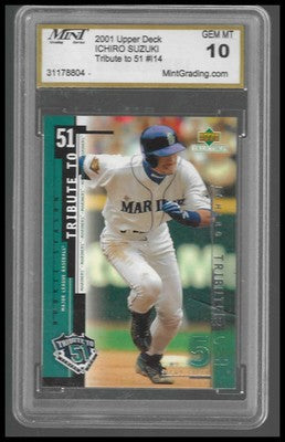 2001 Upper Deck Collectibles Ichiro Tribute to 51 #I14 Ichiro Suzuki MNT 10 - Veteran Sports Cards FL