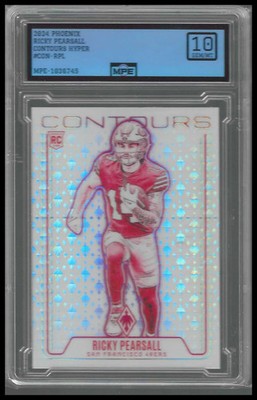 2024 Panini Phoenix Contours Purple #CON-RPL Ricky Pearsall MPE GEM/MT 10