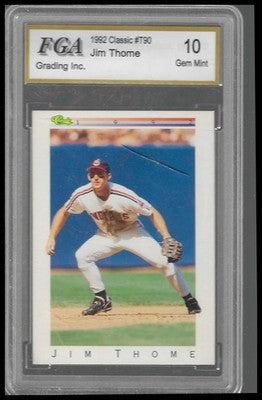 1992 Classic #T90 Jim Thome FGA GEM/MT 10