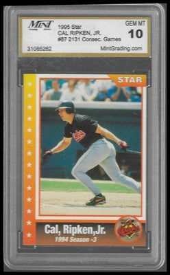 1995 Star Cal Ripken, Jr. 110 #87 Cal Ripken Jr. MNT 10