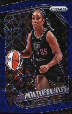 2025 Panini Prizm WNBA Blue Velocity Prizms #99 Monique Billings