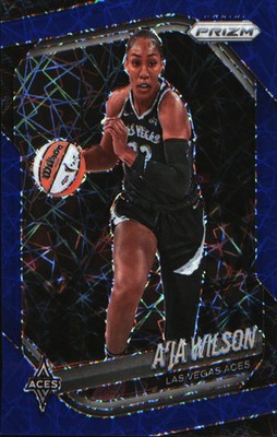 2025 Panini Prizm WNBA Blue Velocity Prizms #76 A’ja Wilson