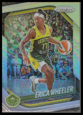 2025 Panini Prizm WNBA Silver Prizms #125 Erica Wheeler