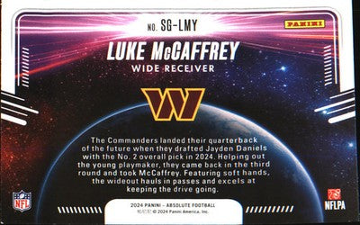2024 Panini Absolute Star Gazing #SG-LMY Luke McCaffrey