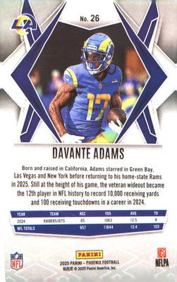 2025 Panini Phoenix Silver Pyramids Prizm #26 Davante Adams