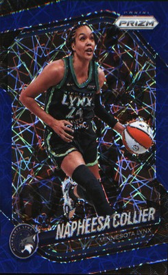 2025 Panini Prizm WNBA Blue Velocity Prizms #8 Napheesa Collier
