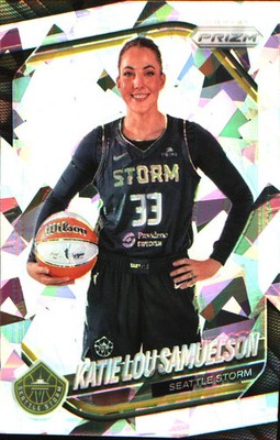 2025 Panini Prizm WNBA Ice Prizm #82 Katie Lou Samuelson