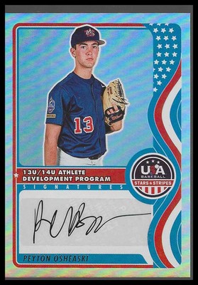 2025 Panini USA Baseball 13U14U Nat Team Signatures #NTS-PO Peyton Osheaski