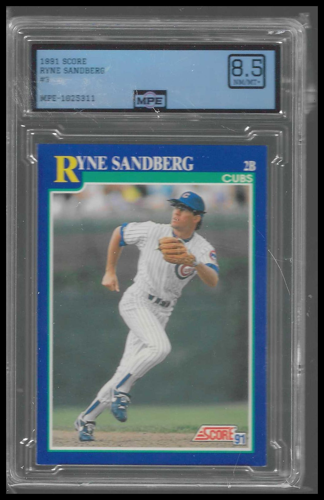 1991 Score #3 Ryne Sandberg MPE 8.5 - Veteran Sports Cards FL