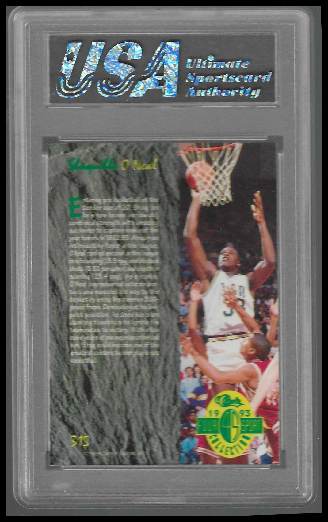 1993 Classic Four Sport Gold #315 Shaquille O'Neal USA GEM/MT 10 - Veteran Sports Cards FL