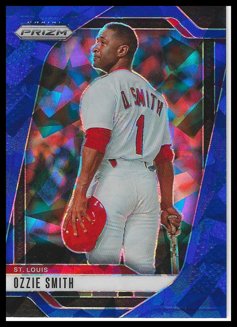 2025 Panini Prizm Blue Ice Prizms #99 Ozzie Smith - Veteran Sports Cards FL